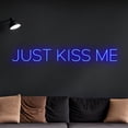 thumbnail image 1 of Handmadetneonsign Custom Just Kiss Me Neon Sign, Personalized Name LED Light, Just Kiss Me Neon Lig, 1 of 5