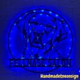 thumbnail image 1 of Handmadetneonsign Custom Labrador Retriever Metal Wall Art LED Light - Personalized Black Lab Dog Name, 1 of 3
