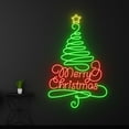 thumbnail image 1 of Handmadetneonsign Custom Merry Christmas Neon Sign, Merry Christmas Tree Neon Sign, Happy New Year, 1 of 5