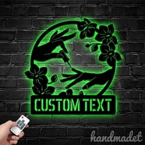 Handmadetneonsign Custom Nail Salon Metal Wall Art LED Light - Personalized Nail Beauty Room Decor