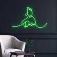 thumbnail image 1 of Handmadetneonsign Custom Name Music Note Neon Sign, Music Note Neon Led, Music Wall Decor, Neon Sign, 1 of 5