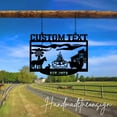 thumbnail image 1 of Handmadetneonsign Custom Outdoor Family Farm Metal Wall Art Hanging Farmhouse Name Sign Home Decor, 1 of 3