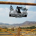 thumbnail image 1 of Handmadetneonsign Custom Outdoor Farm Metal Wall Art Hanging, Personalized Outdoor Farm Name Sign, 1 of 3