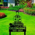 thumbnail image 1 of Handmadetneonsign Custom Outdoor Memorial Doctor Metal Sign With Stakes, Scientist Teacher Name, 1 of 4