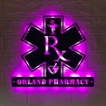 thumbnail image 1 of Handmadetneonsign Custom Pharmacist Metal Wall Art LED Light - Personalized Pharmacy Name Sign Home, 1 of 3