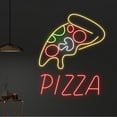 thumbnail image 1 of Handmadetneonsign Custom Pizza Neon Sign, Italian Food Name LED Sign, Pizza Slice Neon Light, Italy, 1 of 5