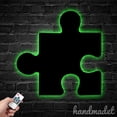 thumbnail image 1 of Handmadetneonsign Custom Puzzle Metal Wall Art LED Light - Personalized Puzzle Sign Home Decor, 1 of 5