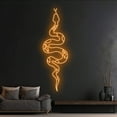 thumbnail image 1 of Handmadetneonsign Custom Snake Neon Light, Coiled Snake Led Sign, Animal Neon Sign, Reptiles Led, 1 of 5