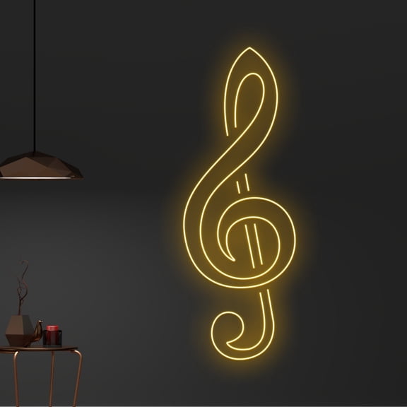 Handmadetneonsign Custom Sol Music Note Neon Sign, Personalized Sol Musical Note LED Light