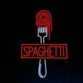 thumbnail image 1 of Handmadetneonsign Custom Spaghetti Neon Sign, Italian Noodles Led Light, Italy Noddle Neon Sign, 1 of 5