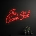 thumbnail image 1 of Handmadetneonsign Custom The Couch Club Neon Sign, Custom Quote LED Light, Name Neon Light, 1 of 5