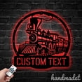 thumbnail image 1 of Handmadetneonsign Custom Train Wall Art LED Light - Personalized Train Name Sign Home Decor - Train, 1 of 5