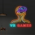 thumbnail image 1 of Handmadetneonsign Custom VR Games Neon Sign, Virtual Reality Led Sign, Game Player Led Sign, 1 of 5