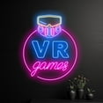thumbnail image 1 of Handmadetneonsign Custom VR Games Neon Sign, Virtual Reality Led Sign, Game Player Neon Lights, 1 of 5