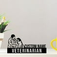 thumbnail image 1 of Handmadetneonsign Custom Veterinarian Desk Name Plate, Veterinarian Metal Nameplate For Desk, 1 of 4
