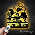 thumbnail image 1 of Handmadetneonsign Custom Water Polo Metal Wall Art With LED Light, Personalized Water Polo Name Sign, 1 of 5