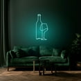 thumbnail image 1 of Handmadetneonsign Custom Wine Neon Sign Lights | Personalized LED Wall Decor | Wine Lover Gift | Bar Decor, Wall Décor, 1 of 5