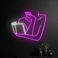 thumbnail image 1 of Handmadetneonsign Custom Woman Reads Book Neon Sign, Girl Reading Book LED Light, Book Lady Neon Light, Bookish LED Sign, Bookworm Reader Club Room Wall Decor, Wall Décor, 1 of 5