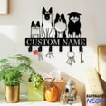 thumbnail image 1 of Handmadetneonsign Cute Dog Coat Rack Wall Hanger, Funny Dog Metal Wall Hooks, Dog Pet Keys Holder Home Decor 82994, 1 of 5