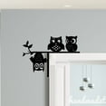thumbnail image 1 of Handmadetneonsign Cute Owl Door Corner Sign, Owl Metal Door Topper, Bird Door Trim, House Wall Decor 64112, 1 of 5