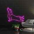 thumbnail image 1 of Handmadetneonsign Dachshund Yoga Pose Neon Signs, Dachshund LED Lights, Dachshund Neon Lights, 1 of 4