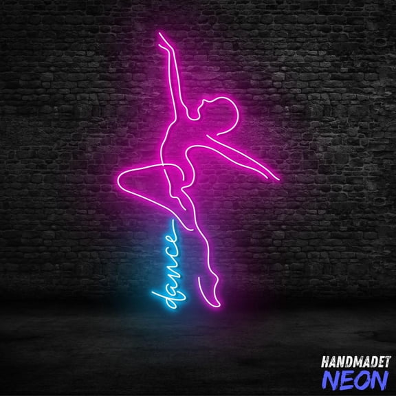 Handmadetneonsign Dance Neon Sign For Dance Studio Wall Decor, Custom Dancer Neon Light, Gift For Dancer 134528