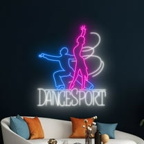 Handmadetneonsign Dance Sport Neon Sign, Custom Dancer Led Sign, DanceSport Light, Dance Studio
