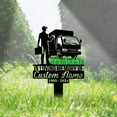 thumbnail image 1 of Handmadetneonsign Delivery Drivers Metal With Stake, Driver Metal Sign, Driver Garden Stake Decor 65293, 1 of 5
