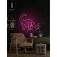 thumbnail image 1 of Handmadetneonsign Dinosaur Led Sign, Cute Dinosaur Neon Sign, Wall Decor, Game Room Neon Sign, Custom Neon Sign, Wall Décor, 1 of 5