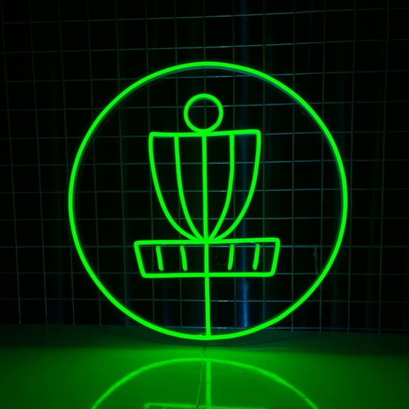 Handmadetneonsign Disc Golf Neon Sign, Disc Golf Wall Art Decor, Disc Golf Sport Wall Decor