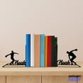 thumbnail image 1 of Handmadetneonsign Discus Thrower Metal Bookends, Discus Thrower Name Bookend, Table Bookshelf Decor 045183, 1 of 4