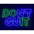 thumbnail image 1 of Handmadetneonsign Do It Don't Quit Neon Sign, Wall Decor, Quote Neon Sign, Best Neon Gift, 1 of 5