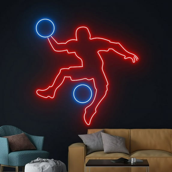 Handmadetneonsign Dodgeball Neon Sign, Dodgeball Neon Light, Dodgeball LED Sign, Dodgeball Sport