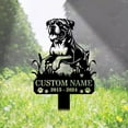 thumbnail image 1 of Handmadetneonsign Dogo Argentino Dog Memorial Metal With Stake, Dogo Argentino Metal Name Sign Stake, Dog Metal Stake Decor 45282, 1 of 5