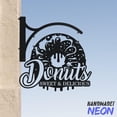 thumbnail image 1 of Handmadetneonsign Donut Hanging Sign, Donut Store Outdoor Hanging Sign, Metal Business Sign 96712, 1 of 5