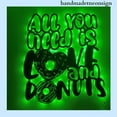 thumbnail image 1 of Handmadetneonsign Donut Metal Wall Art Light, Donut Metal Sign Wall Decor, Bakery Shop Metal Decor 53741, 1 of 5