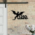 thumbnail image 1 of Handmadetneonsign Dragon Address House Number, Dragon Home Address Metal, Dragon Metal Wall Sign 63610, 1 of 5