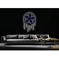 thumbnail image 1 of Handmadetneonsign Dripping Football Led Sign, Football Neon Sign, Home Decor, 1 of 5