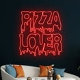 thumbnail image 1 of Handmadetneonsign Dripping Pizza Lover Neon Sign, Melting Pizza Neon Light, Pizza Slice Led Light, 1 of 5