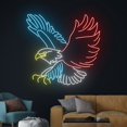 thumbnail image 1 of Handmadetneonsign Eagle Neon Light, Eagle Led Light, Eagle Bird Led Sign, Home Decor, 1 of 5