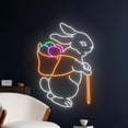 thumbnail image 1 of Handmadetneonsign Easter Rabbit Egg Neon Sign, Easter Bunny Egg Led Sign, Happy Easter Neon, 1 of 5