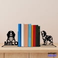thumbnail image 1 of Handmadetneonsign English Springer Spaniel Metal Bookends, Dog Name Bookend, Table Bookshelf Decor 047003, 1 of 4