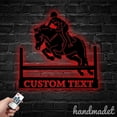 thumbnail image 1 of Handmadetneonsign Equestrian Metal Wall Art, Ride Horse Metal Sign Wall Decor, Horse Metal Decor, 1 of 5