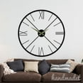 thumbnail image 1 of Handmadetneonsign Extra Large Wall Clock Unique, Year Date Round Wall Clock, Text Oversize Wall Clock 55774, 1 of 5