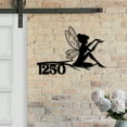 thumbnail image 1 of Handmadetneonsign Fairy Address House Number, Fairy House Address Metal, Fairy House Address Sign 63630, 1 of 5