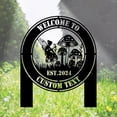 thumbnail image 1 of Handmadetneonsign Fairy Memorial Metal With Stake, Mushroom Metal Name Sign Stake, Mushroom Metal Stake Decor 45520, 1 of 5