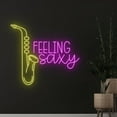 thumbnail image 1 of Handmadetneonsign Feeling Saxy Saxophone Led Sign, Saxophone Neon Light, Live Music Neon Sign, Music Instrument Led Light, Wall Décor, 1 of 5