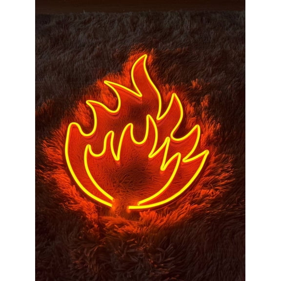 Handmadetneonsign Fire Led Sign, Fire Led Sign, Wall Decor, Bar Neon Sign, Custom Neon Sign, Pub Led Sign, Neon Sign, Room decor, Wall Décor