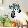 thumbnail image 1 of Handmadetneonsign Fisherman Coat Rack Wall Hanger, Fishing Metal Wall Hooks, Fisherman Keys Holder Home Decor 74930, 1 of 5