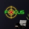 thumbnail image 1 of Handmadetneonsign Focus Neon Sign, Target Led Sign, Shooting Led Light, Gaming Neon Light, Gamer, 1 of 5